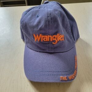 Wrangler Blue And Orange Strapback Hat Cap